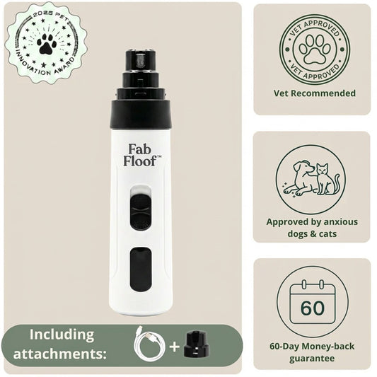 Fab Floof™ Silent Nail Grinder